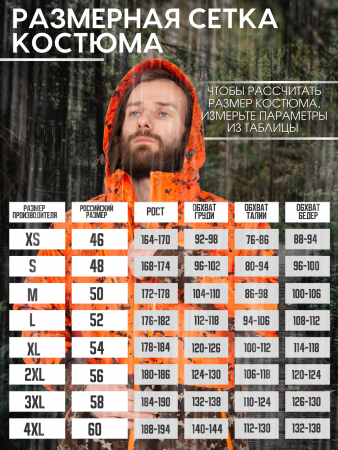 Брюки FINNHUNT Reliable Padded Autumn/Signal Camo