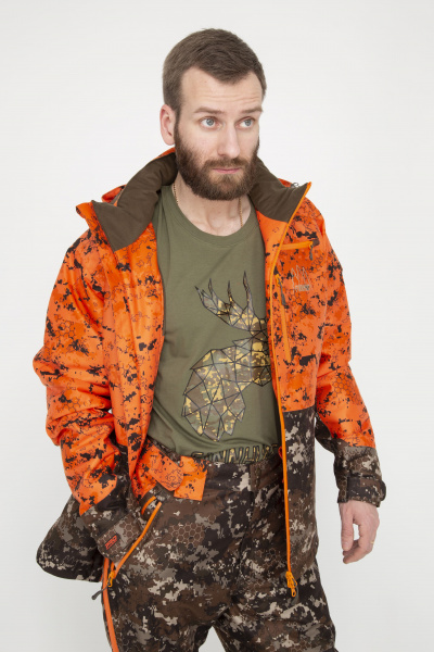 Куртка FINNHUNT Reliable Padded Autumn/Signal Camo