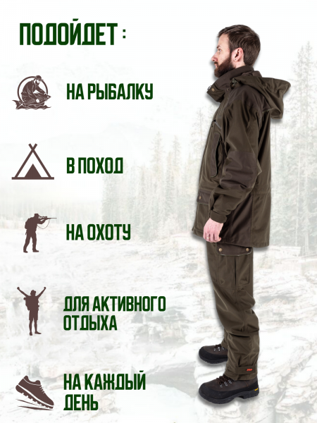 Охотничий костюм FINNHUNT Сlassic Olive Green